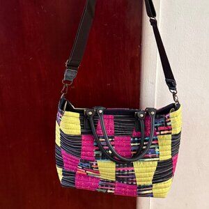 women's hand made patchwork bag, new never use